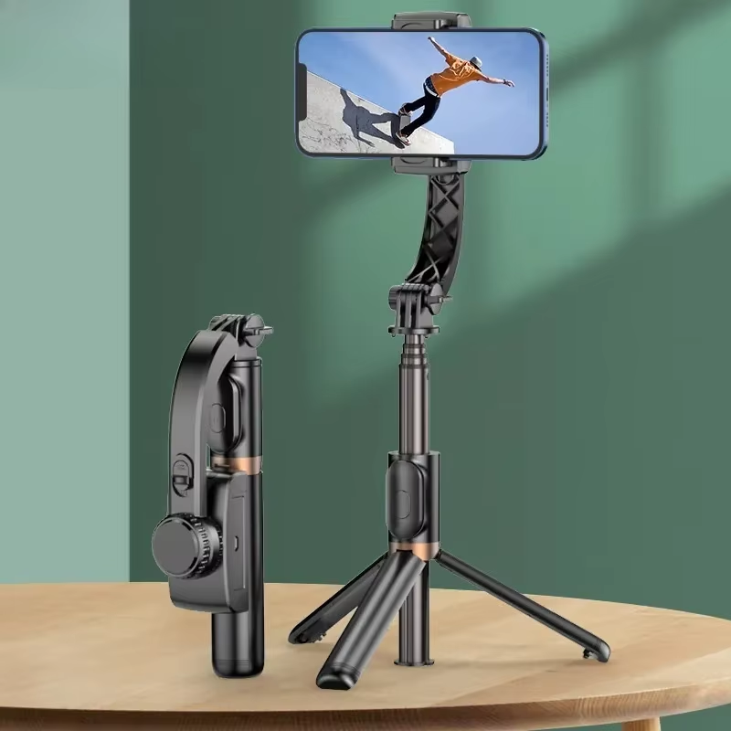 Selfie Stick Tripod - Single Axis Anti-Shake Phone Gimbal Stabilizer