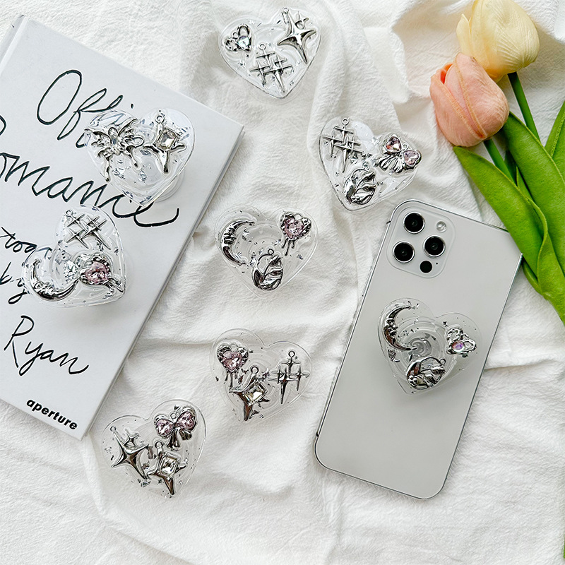 Clear Heart Phone Grip Holder  - огляд і ціна Phone Accessories And Gadget