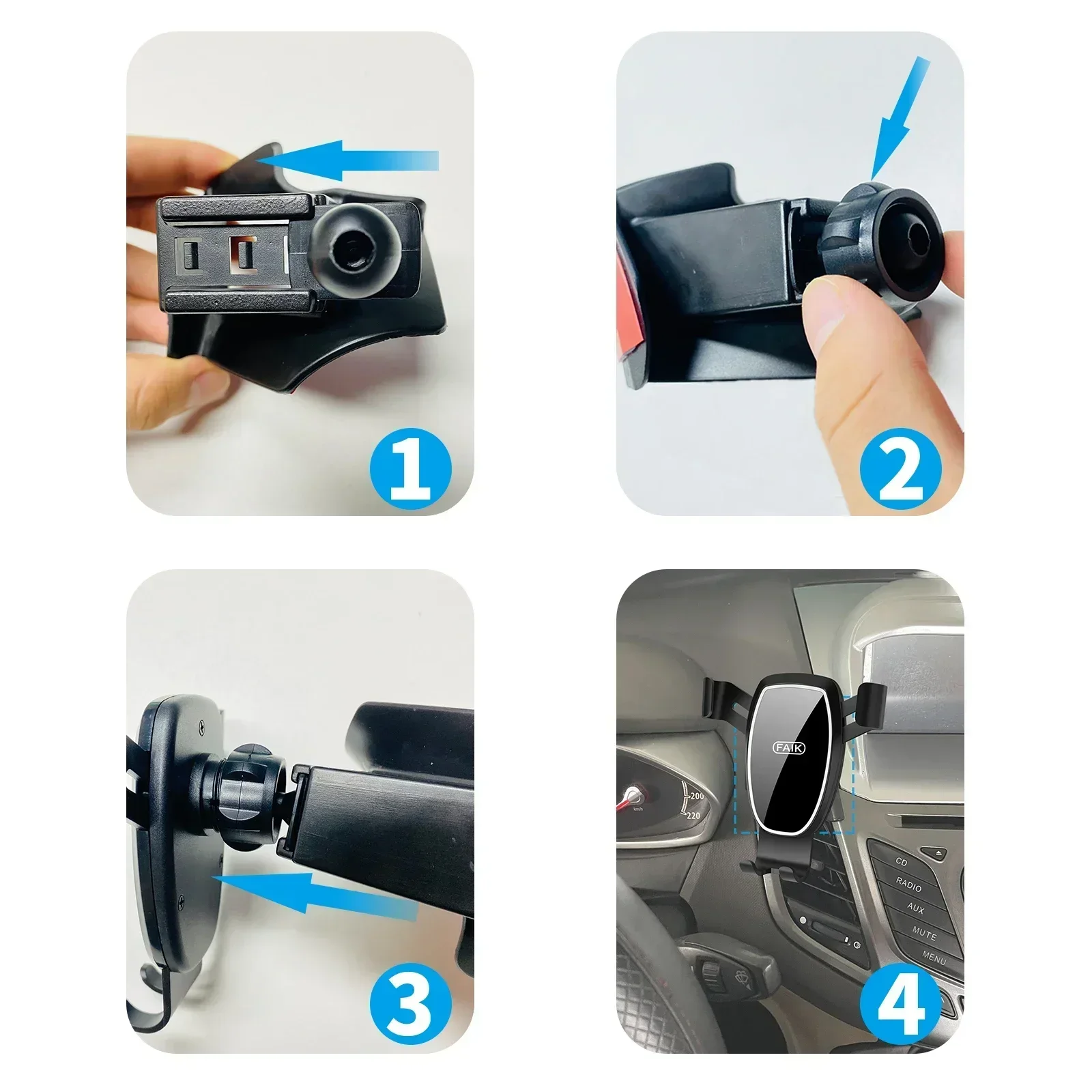 Car Mobile Phone Holder for Ch - огляд і ціна Qq Phone Accessories