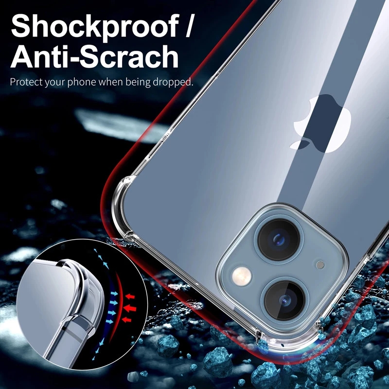 Shockproof Clear Phone Case Fo - огляд і ціна Phone Accessories Nothing