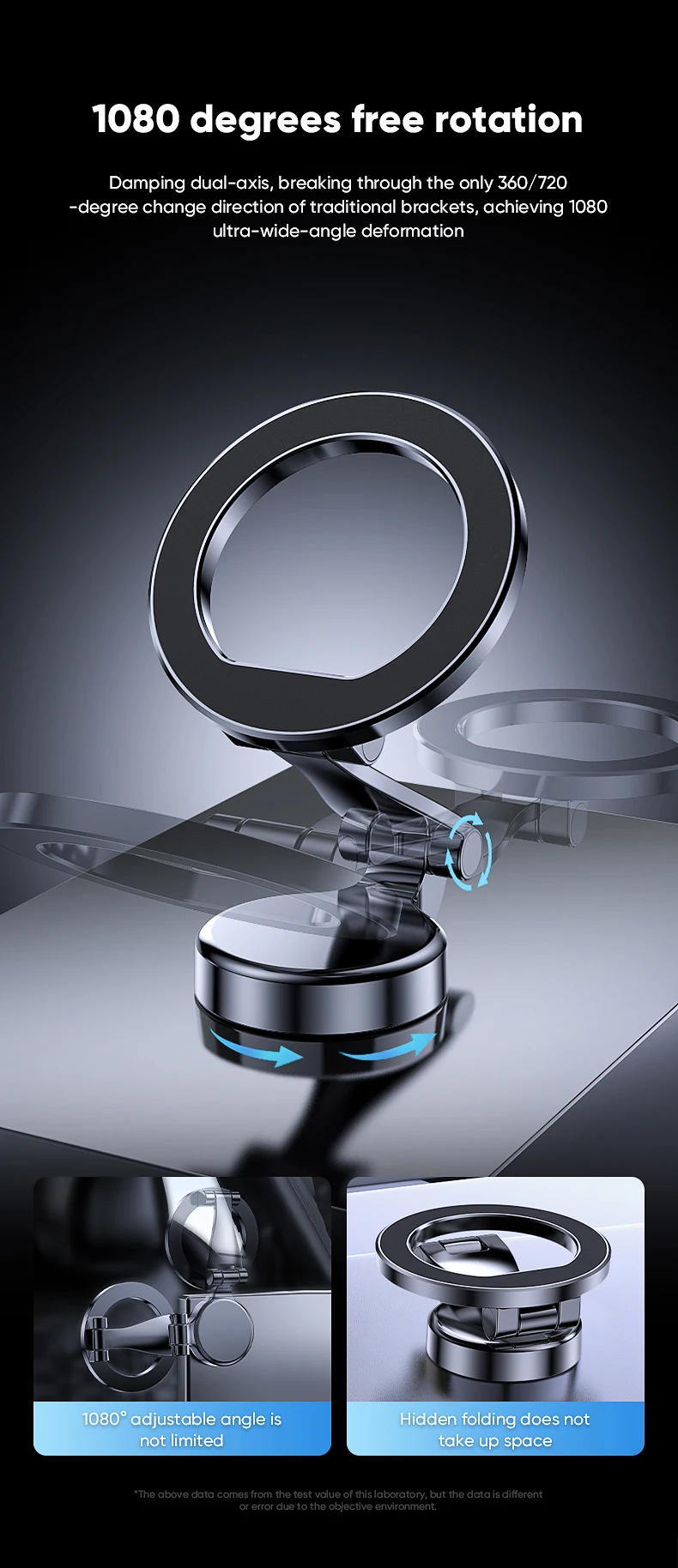 Foldable Magnetic Car Mobile P - огляд і ціна Phone Accessories Japan