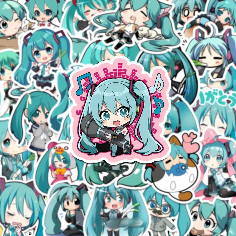 50pcs Hatsune Kawaii Miku Stic - огляд і ціна Phone Accessories For Kids
