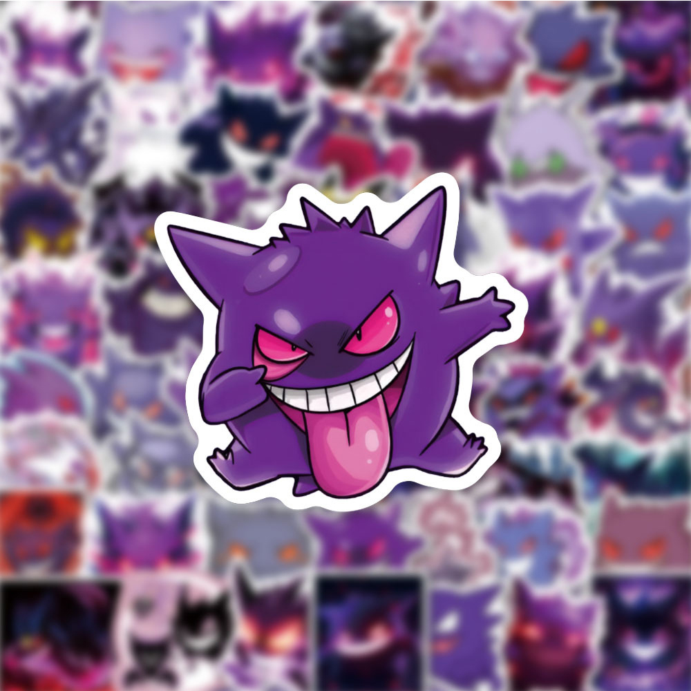 10/30/50pcs Anime Pokemon Geng - огляд і ціна Phone Accessories For Kids