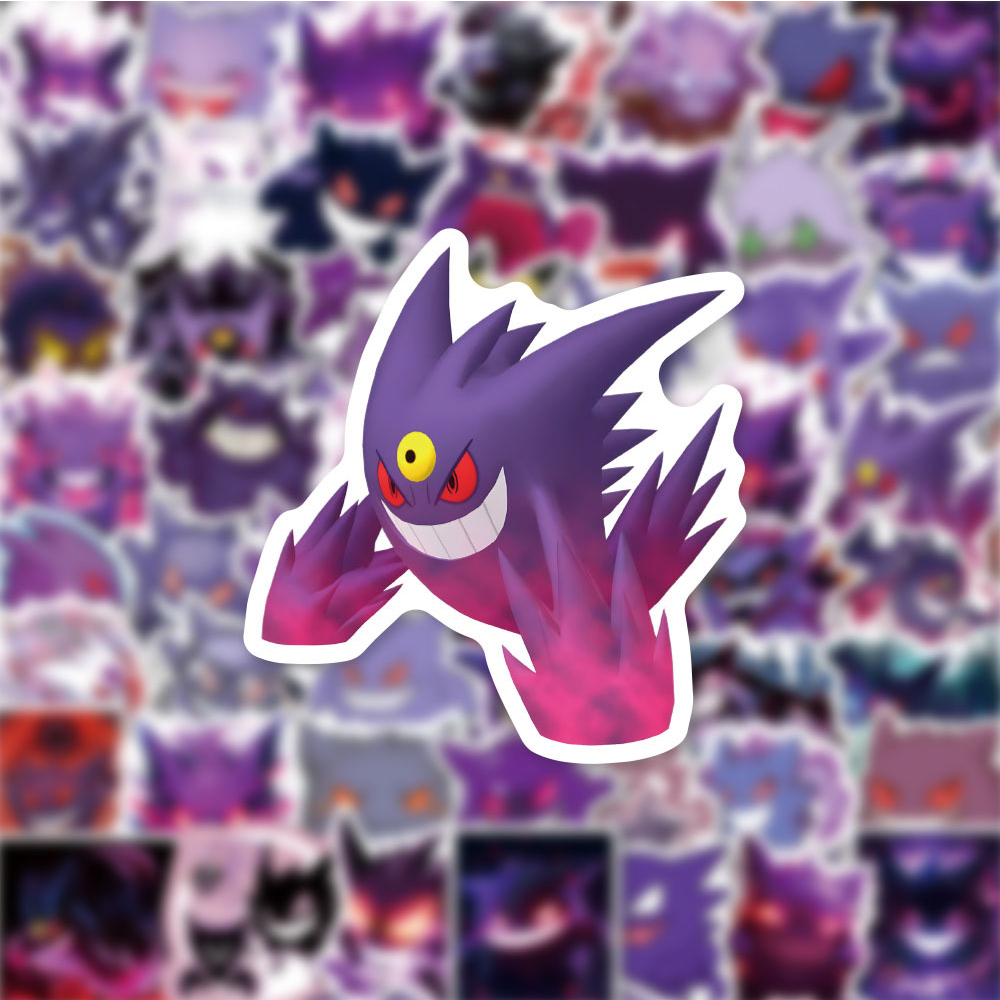 10/30/50pcs Anime Pokemon Geng - огляд і ціна Phone Accessories For Kids