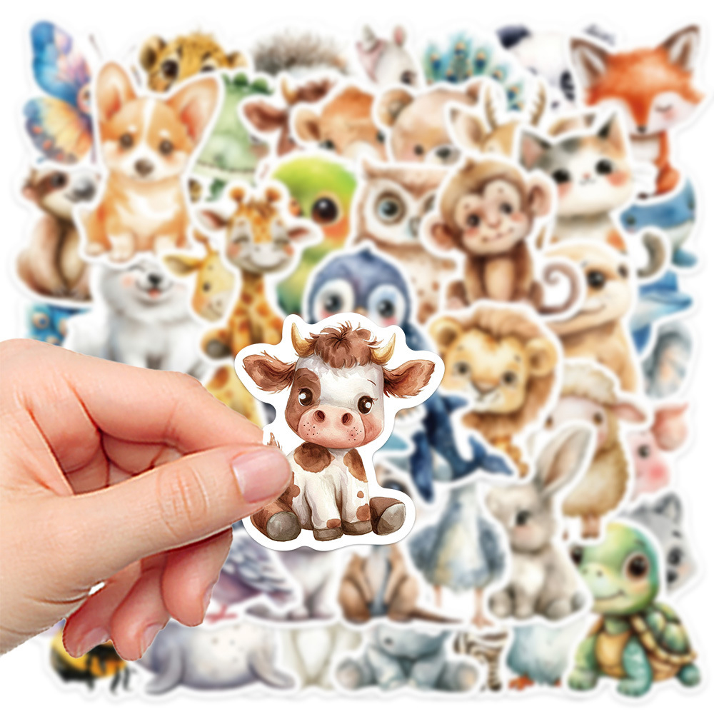 10/30/50pcs Cute Watercolor An - огляд і ціна Phone Accessories For Kids