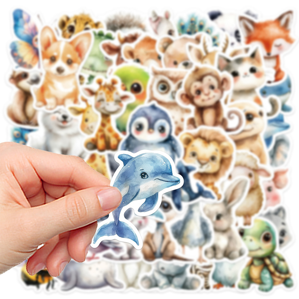 10/30/50pcs Cute Watercolor An - огляд і ціна Phone Accessories For Kids