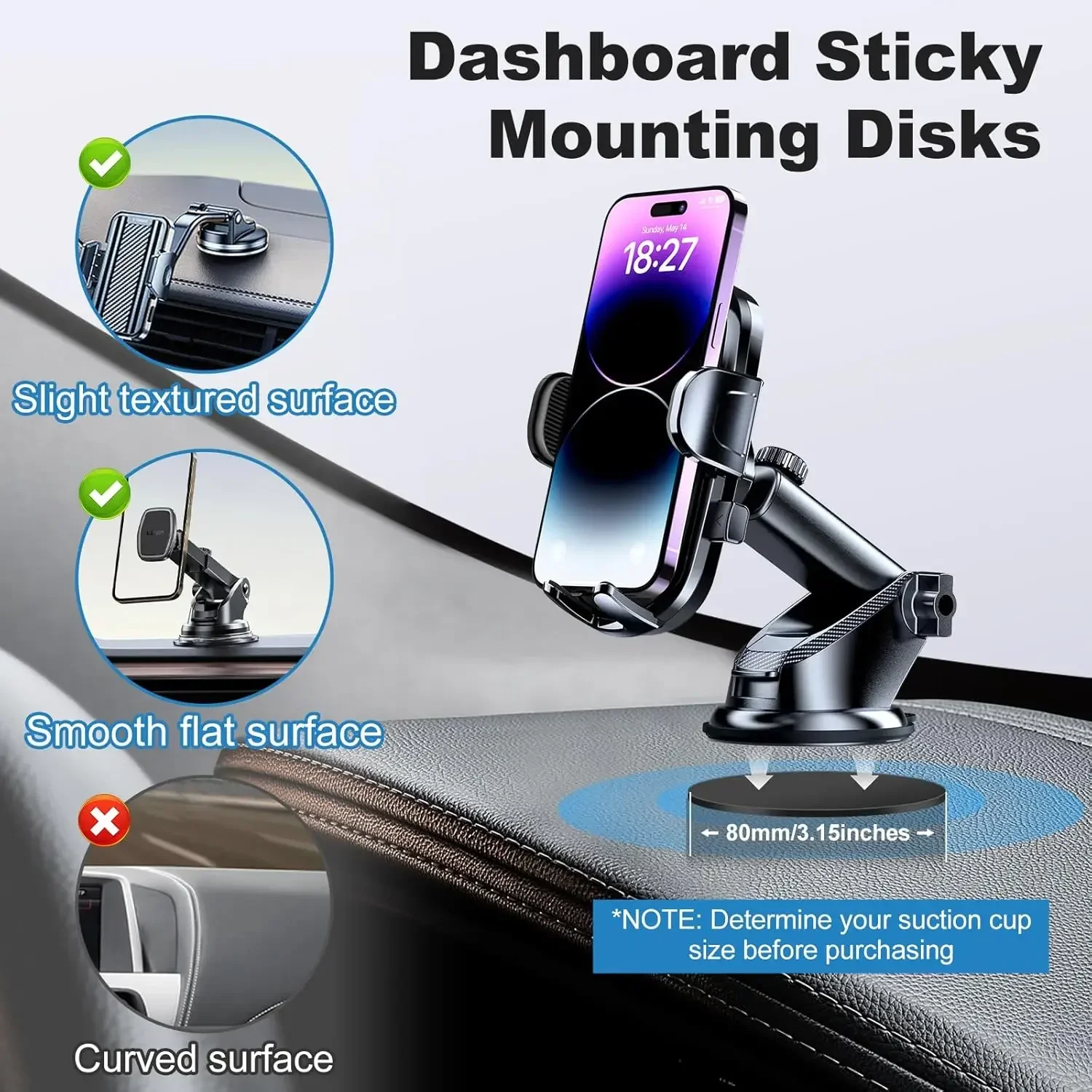 Universal Dashboard Adhesive S - огляд і ціна Phone Accessories Japan