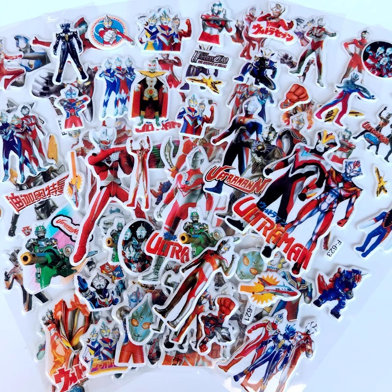10pcs Cartoon Ultraman 3D Bubb - огляд і ціна Phone Accessories For Kids