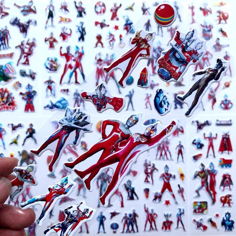 10pcs Cartoon Ultraman 3D Bubb - огляд і ціна Phone Accessories For Kids
