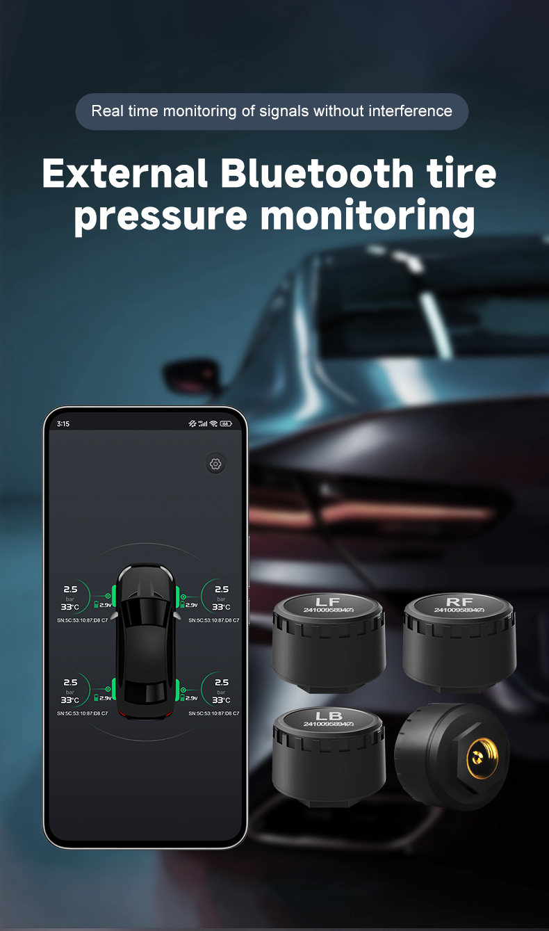 Car TPMS 4 Sensors Bluetooth T - огляд і ціна Phone Accessories App
